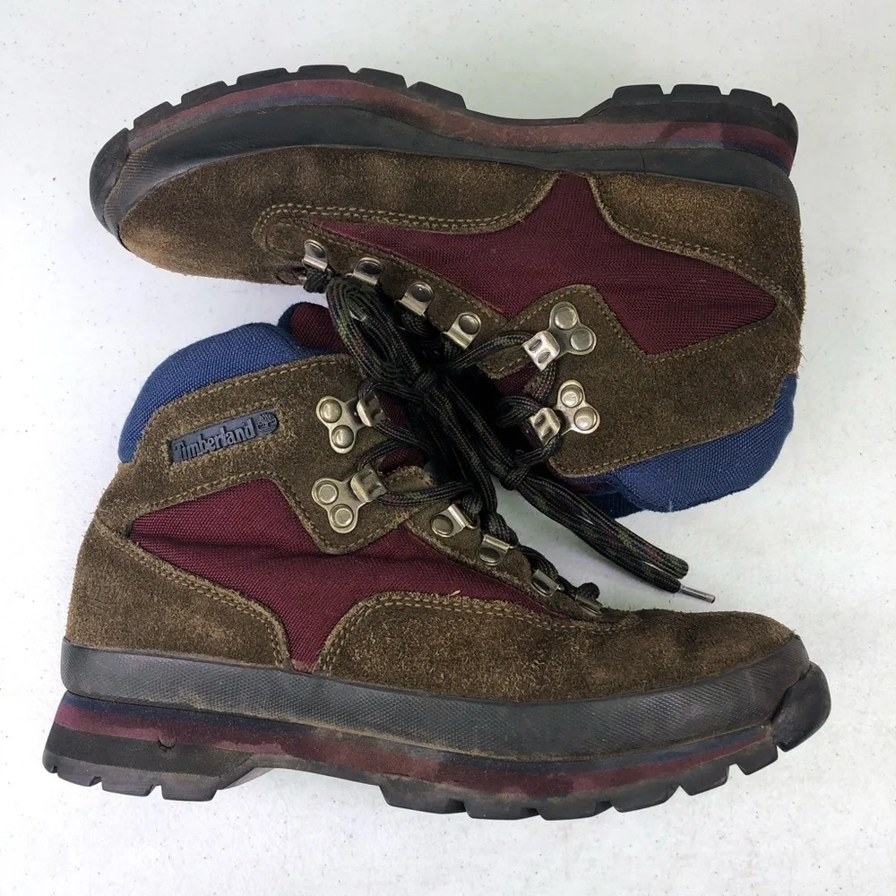 Timberland Suede Lace Up Boots Size 8.5M